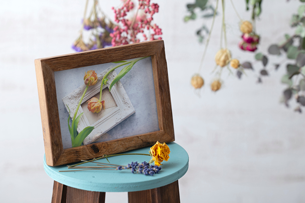 簡単＆おしゃれに写真を飾って春を感じるおしゃれなお部屋に