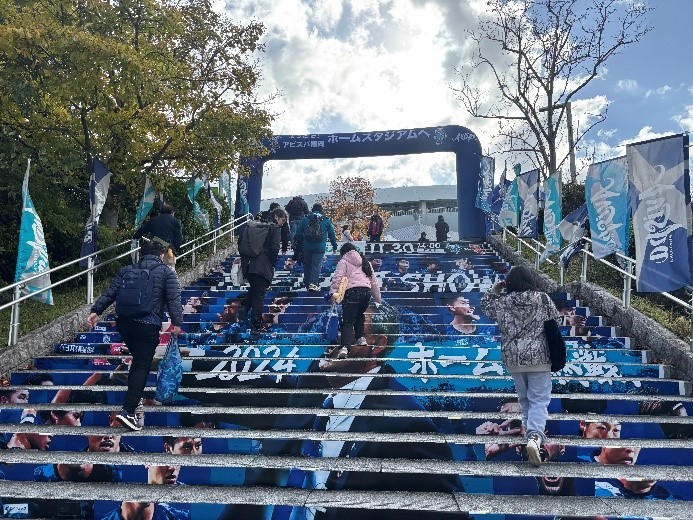 アビスパ観戦イベントは今年で4回目！雨の予報でしたが当日は見事に晴れました！