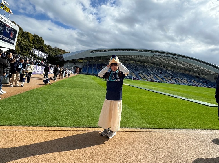 選手目線のフィールドではで皆さんテンションが上がっていました✨