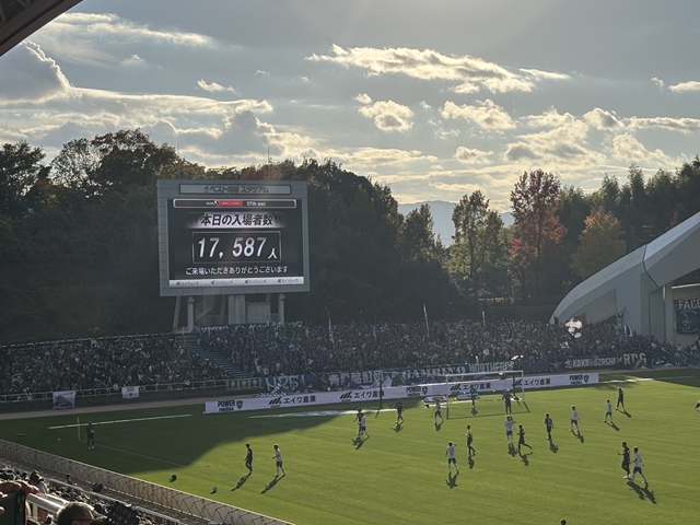 今シーズン最多の入場者数でした！