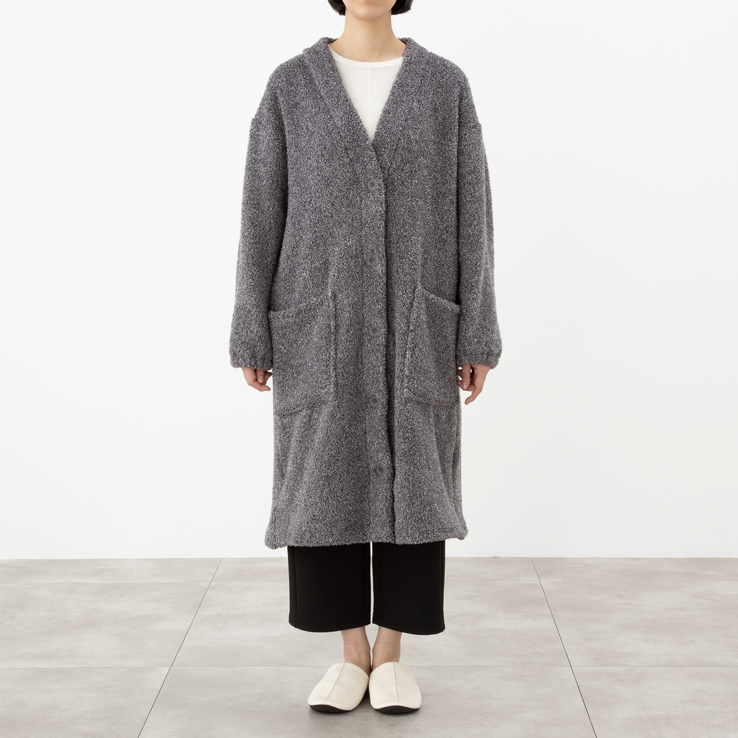 クッションになる<br />
ストレッチ着る毛布