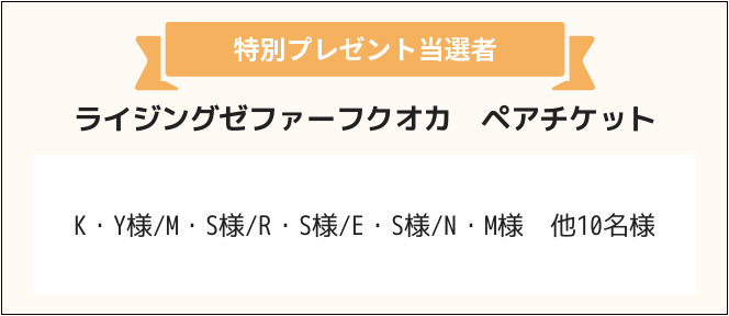 K・Y様/M・S様/R・S様/E・S様/N・M様　他10名様