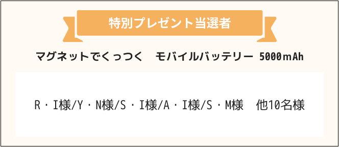 R・I様/Y・N様/S・I様/A・I様/S・M様　他10名様